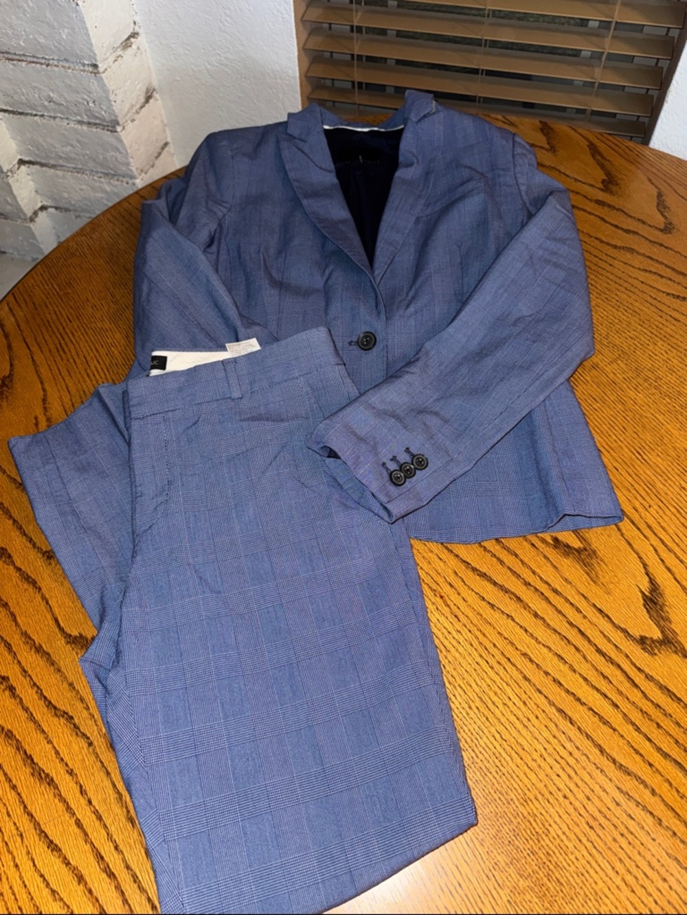 Banana republic coat and plants